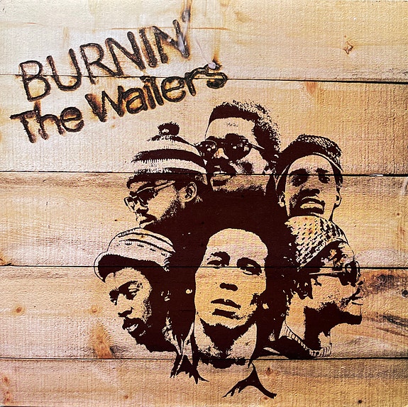 Bob Marley & The Wailers BURNIN’(1976) UK vinyl LP STRØKEN