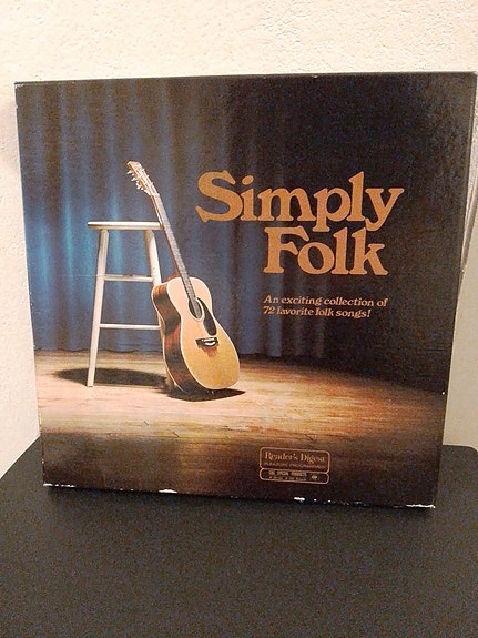 Simply Folk Readers Digest LP bokssett folk musikk