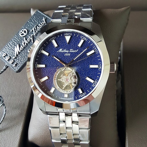 Mathey-Tissot - Swiss Automatic - Rare Catena Cal. - 28 Jewels - Open Heart - Ne