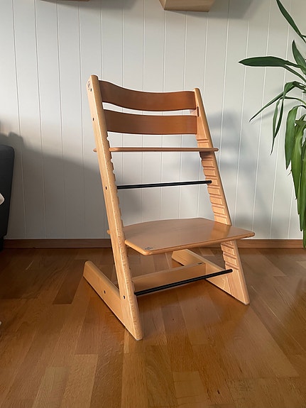 Stokke Tripp Trapp høy barnestol i natur tre