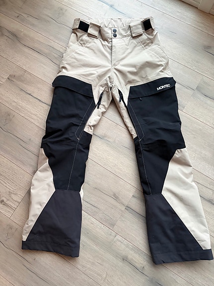 Montec skibukse S beige/svart
