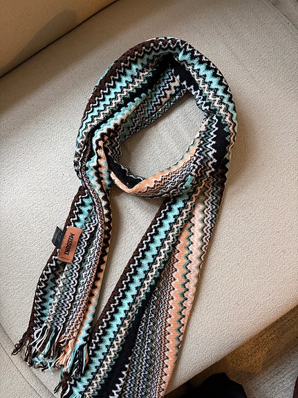 Missoni skjerf one size flerfarget bomull