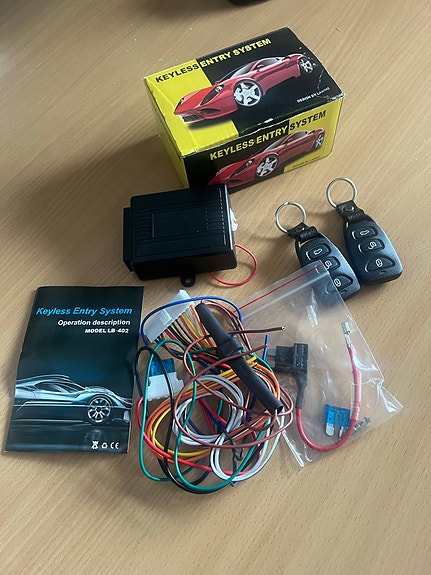 Keyless Entry System LB-402 bil sentrallås med fjernkontroll