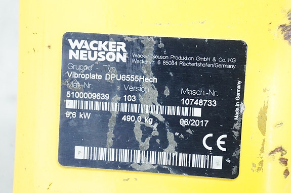 Wacker Neuson DPU6555Hech Vibroplate - 490kg 14 of 24