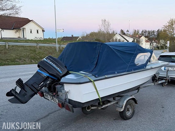 1985 Båt - Skibsplast Sportsmann 14 fot med Mercury 6 of 12