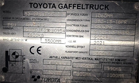 Toyota 52-8FDJF35 4 of 4