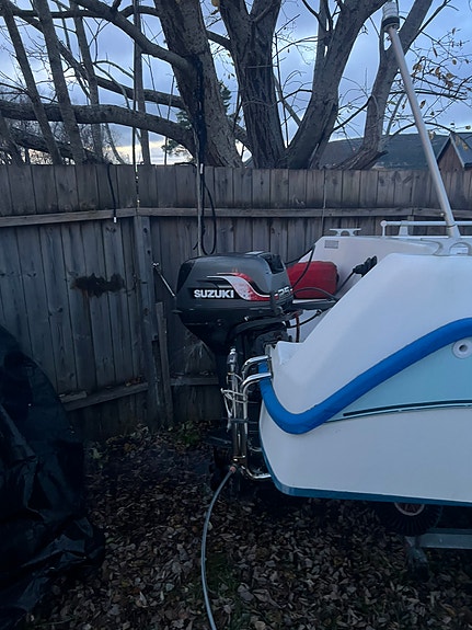 Billig båt med motor og henger 7 of 30