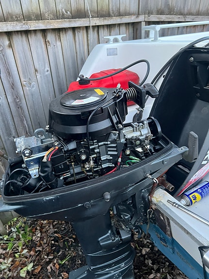 Billig båt med motor og henger 9 of 30
