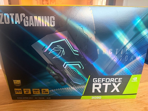 Zotac Gaming GeForce RTX 3090 skjermkort Vannkjøling