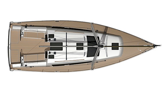 Flott 2019 mod. Dufour Grand Large 382 selges!  Pent holdt og lite brukt! 20 of 24