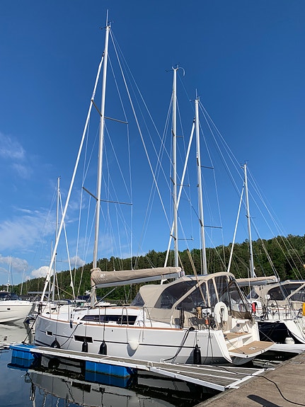 Flott 2019 mod. Dufour Grand Large 382 selges!  Pent holdt og lite brukt! 5 of 24