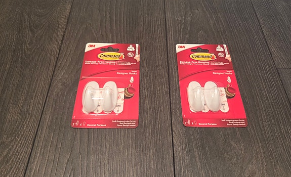 2x 3M Command Small Designer Hooks