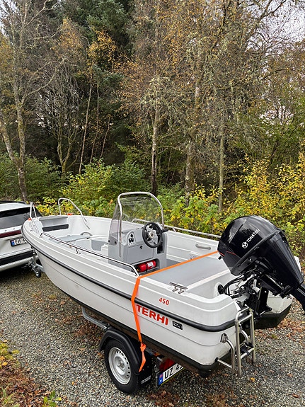 TERHI 450 CC m/Tohatsu 30 hk og Tysse båthenger. Alt nytt sommeren 2025. 14 of 16
