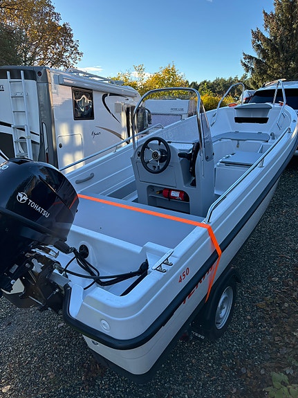 TERHI 450 CC m/Tohatsu 30 hk og Tysse båthenger. Alt nytt sommeren 2025. 2 of 16