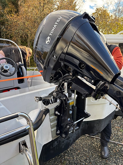 TERHI 450 CC m/Tohatsu 30 hk og Tysse båthenger. Alt nytt sommeren 2025. 9 of 16