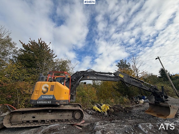 Volvo ECR145EL Beltegraver - 3 skuffer, tilt og Leica GPS 2 of 30