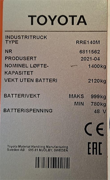 Toyota RRE140M 4 of 4
