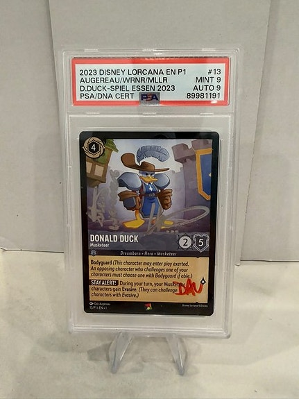 Disney - 1 Card - Disney Lorcana - Donald Duck #13 | Signed by Steve Warner | Pr