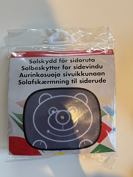 Biltema solskjerm til sidevindu 2 stk – bamse