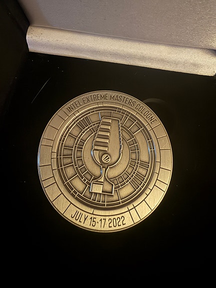 Sjeldent samleobjekt: Offisiell ESL IEM Cologne 2022 Silver Coin i original eske