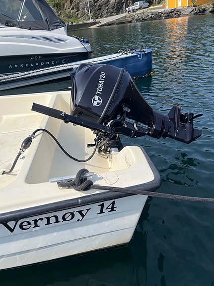 Vernøy 14 fot med 9,8 hk Tohatsu 3 of 6