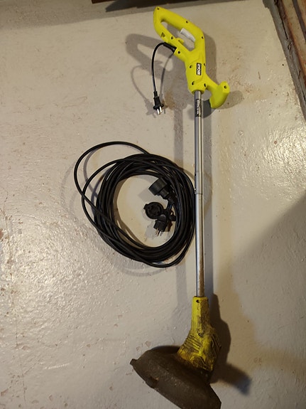 Ryobi gresstrimmer elektrisk gul