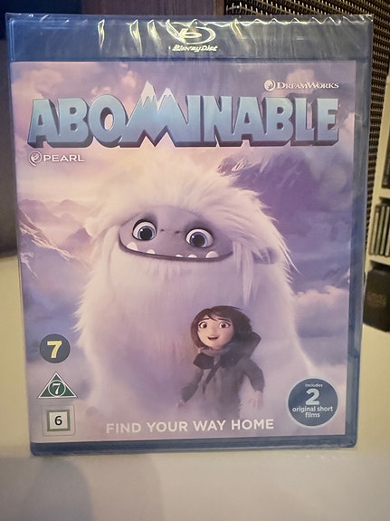 Abominable Blu-ray Ny i plast