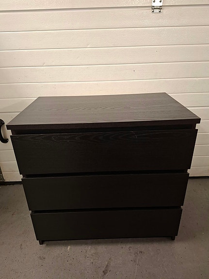 IKEA MALM kommode med 3 skuffer