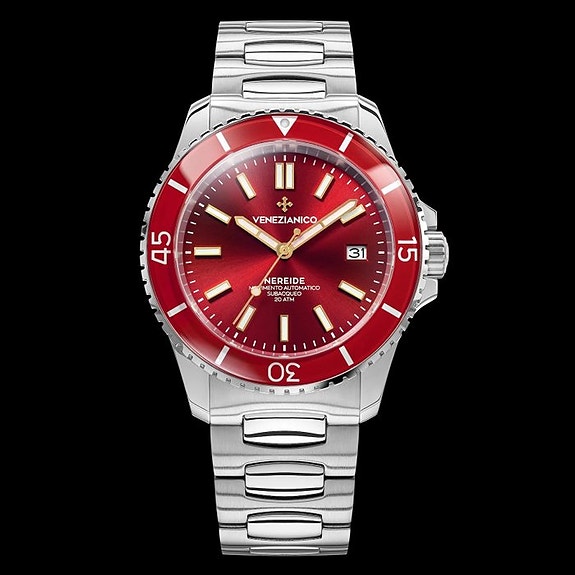 Venezianico - Nereide 42 Automatic Red Dial - 3321503C - Herre - 2026