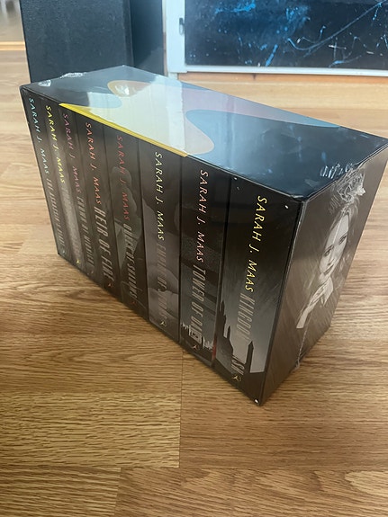 Sarah J. Maas Throne of Glass bokserie komplett bokssett (engelsk)