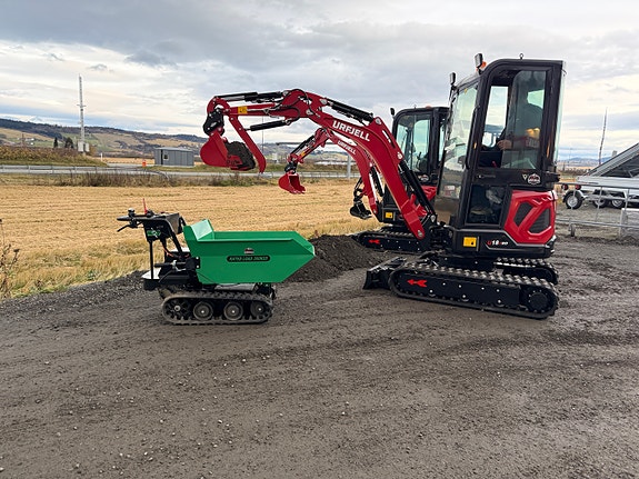 Andre GRATIS MINIDUMPER MED PÅ KJØPET VED KJØP AV NY URFJELL U18 PRO MINIGRAVER 2 of 5