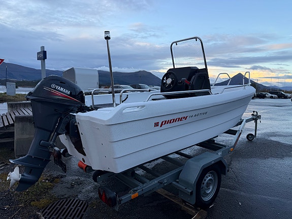 Pioner 14 Active – UBRUKT – Yamaha 9,9/15 HK – Fullutstyrt! 6 of 11