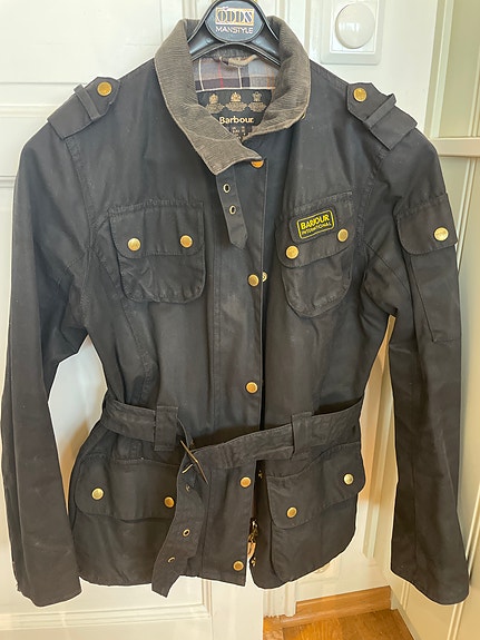 Barbour jakke S svart dame