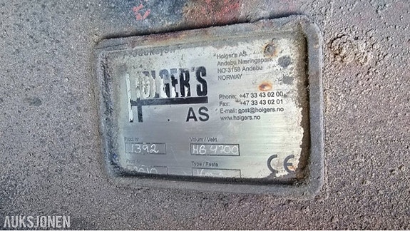 Andre Epiroc HB 4100 B Pigghammer m/KM3 Hammerplate 14 of 14