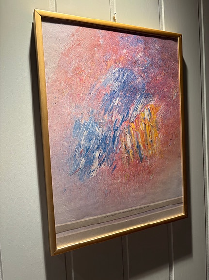 Jakob Weidemann – kunstplakat «Inntrykk fra naturen» 1986, innrammet