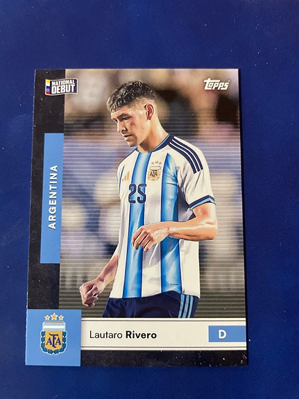 Topps De Paul Argentina fotballkort Lautaro Rivero