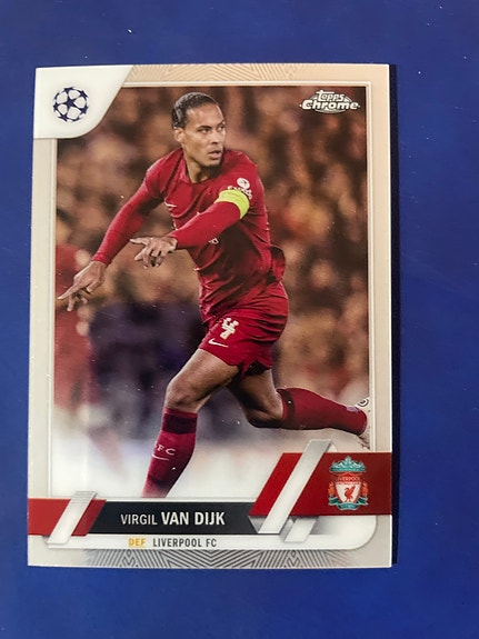 Virgil van Dijk Liverpool fotballkort