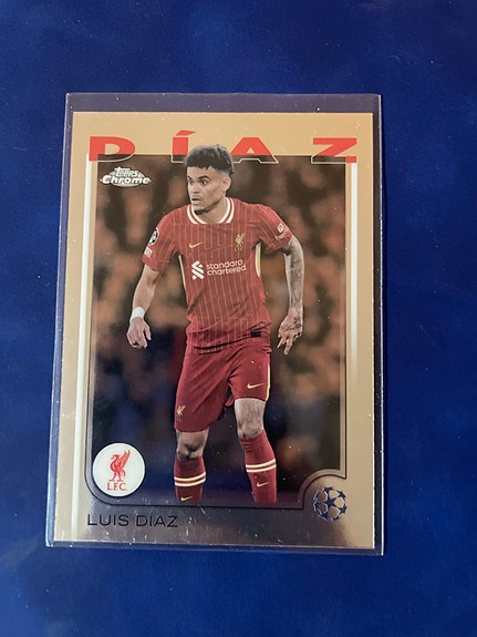 Luis Díaz Liverpool FC Panini Prizm fotballkort