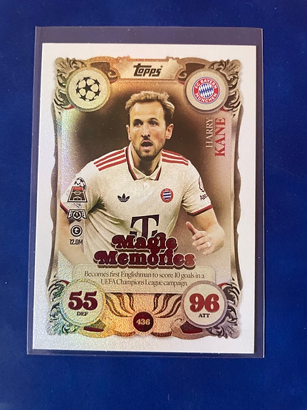 Topps Bayern München fotballkort Harry Kane