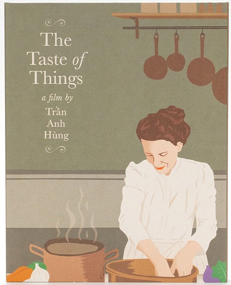 The Taste of Things Limited Blu Ray slipcover IFC Films Vinegar Syndrome