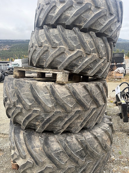 Trelleborg Dekk 650/65r38 og 540/65r28, kr 27 000,-