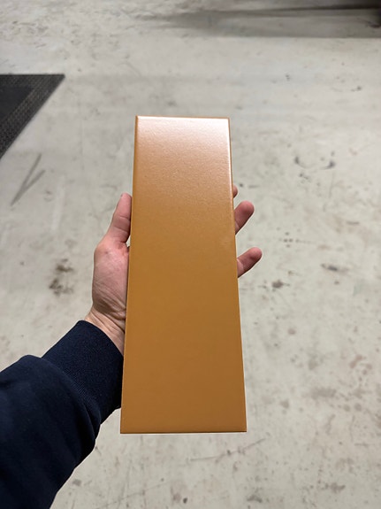 Nye portugisiske fliser 10x30 cm – Oker/karamell – Gulv og vegg