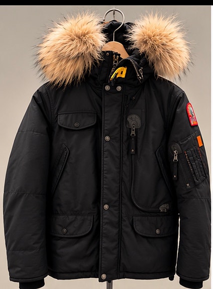 Parajumpers Masterpiece Series – dunparkas med ekte pels | Young Small