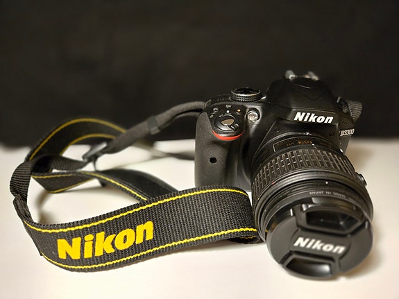 Nikon D3300 digitalkamera med objektiv