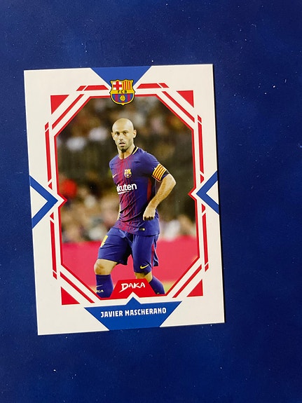 Javier Mascherano FC Barcelona fotballkort