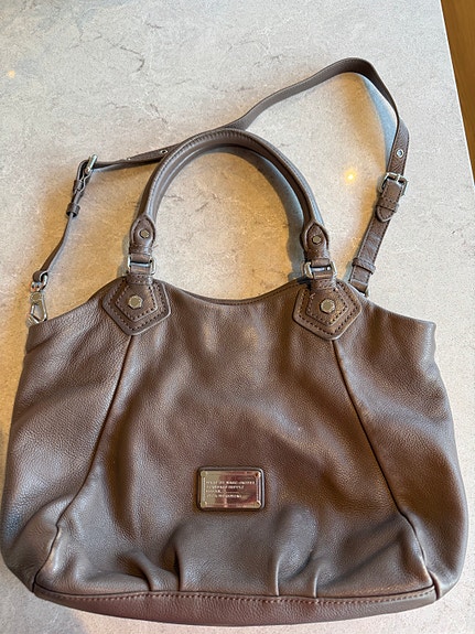 Marc Jacobs veske i brunt skinn, dame