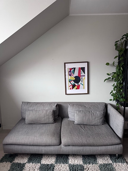 Gis bort: IKEA Söderhamn sofa, grå