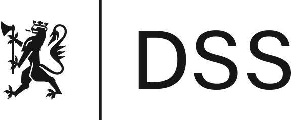 Departementenes sikkerhets- og serviceorganisasjon (DSS) logo
