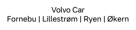 Volvo Car Stor-Oslo logo