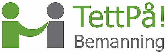 Tettpå! Bemanning AS logo